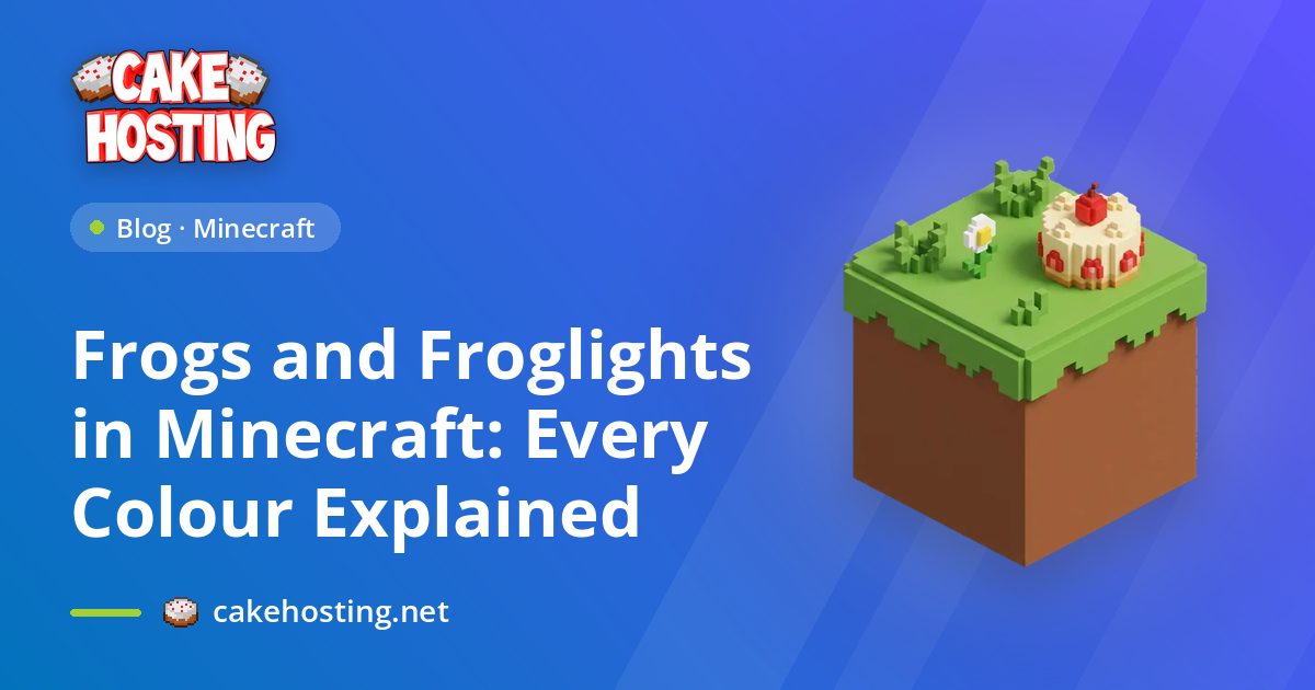 Frogs and Froglights in Minecraft | CakeHosting